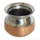 Mini Steel Degh with Copper Base at Zubaidas Homestore Pakistan