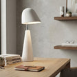 Minimalist Touch Sensor Tapered Cone Table Lamp White at Zubaidas Homestore