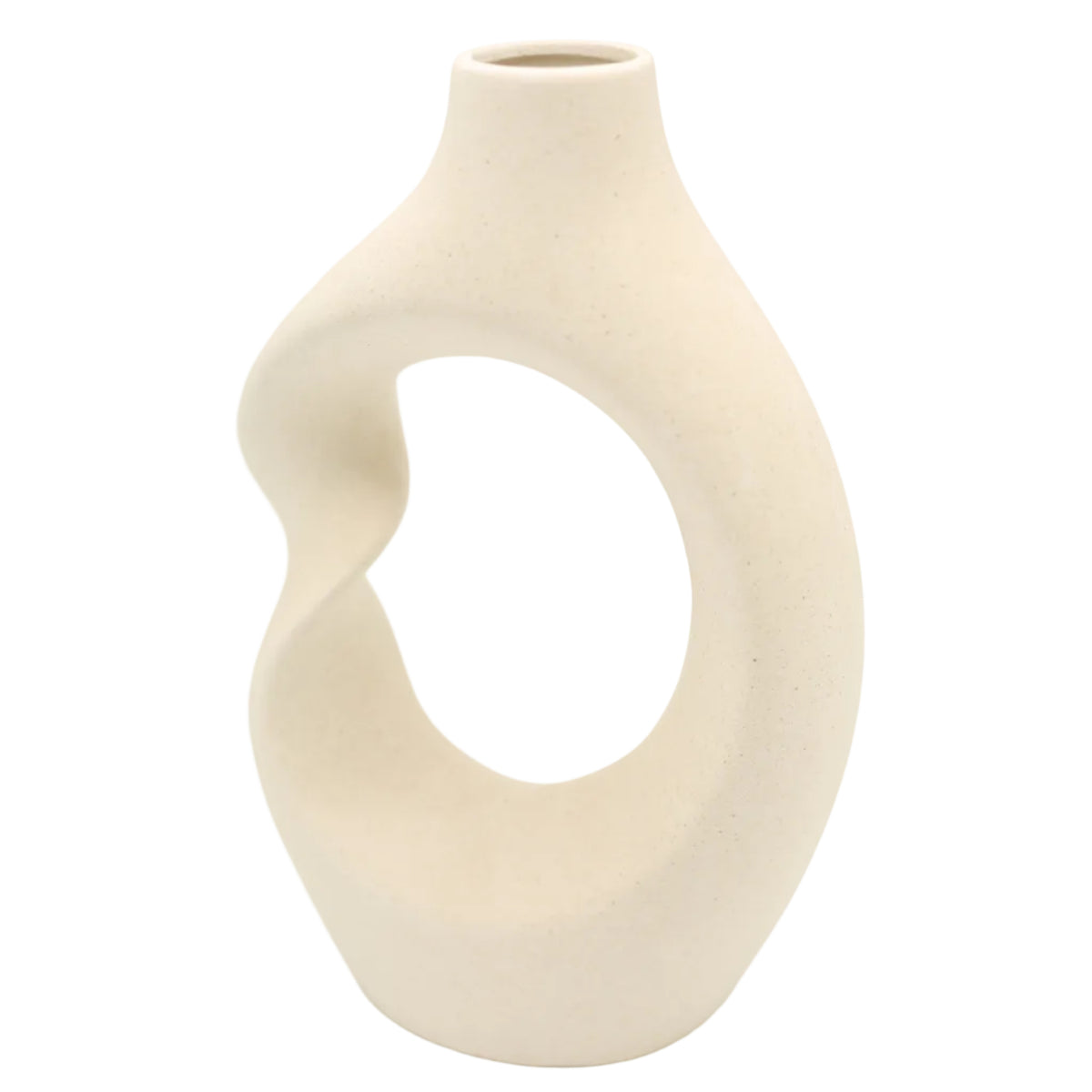 Minimalist Wave Curve Double Decorative Vase at Zubaidas Homestore - The Largest Collection of Decor In Pakistan