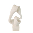 Modern Abstract Loop Decorative Sculpture White at Zubaidas Homestore Pakistan