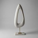 Modern Abstract Polystone Sculpture with Marble Base at Zubaidas Homestore Pakistan