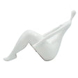 Modern Abstract White Ceramic Female Figurine at Zubaidas Homestore Pakistan