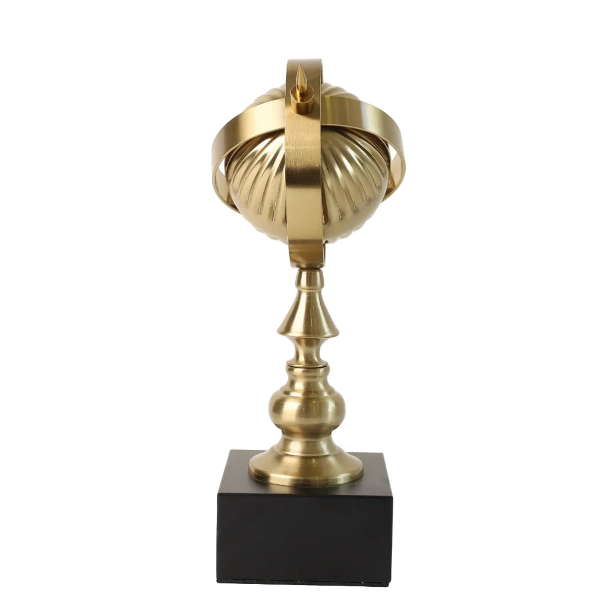 Modern Armillary Brass Globe Ornament at Zubaidas Homestore Pakistan