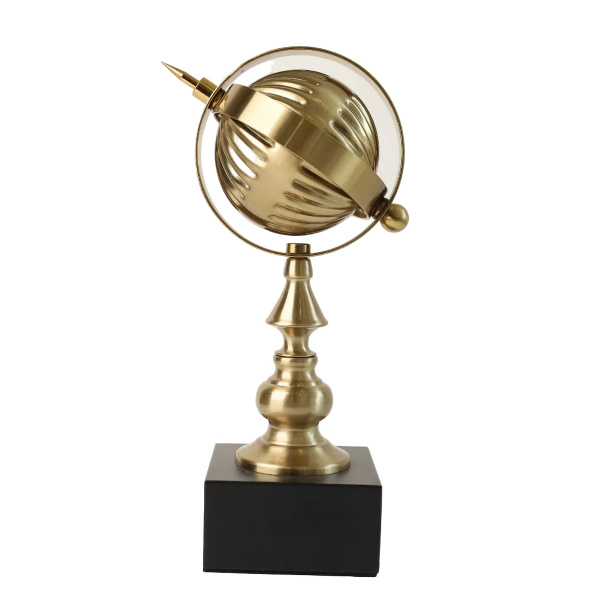 Modern Armillary Brass Globe Ornament at Zubaidas Homestore - The Largest Collection of Decor In Pakistan