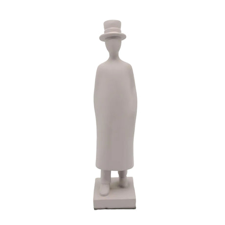 Modern Art Gentleman Statue Grey Ebonite at Zubaidas Homestore Pakistan
