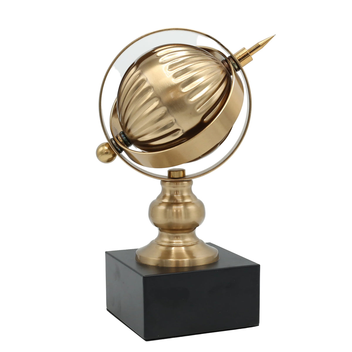 Modern Brass Globe Ornament at Zubaidas Homestore - The Largest Collection of Decor In Pakistan