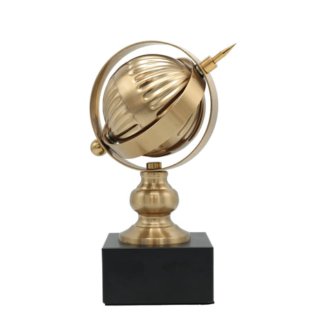 Modern Brass Globe Ornament at Zubaidas Homestore Pakistan