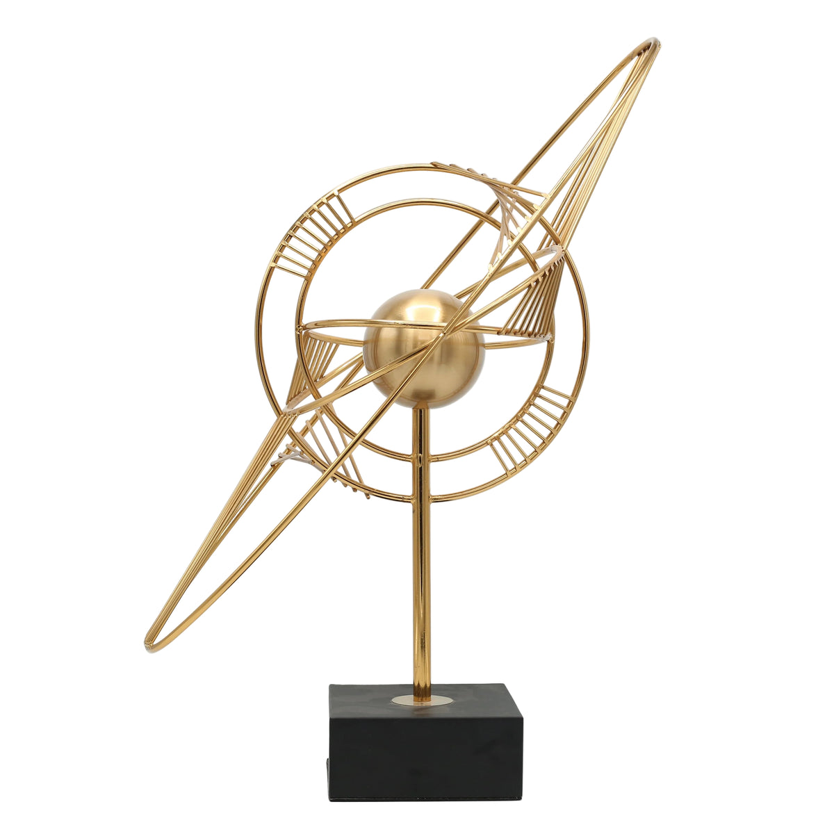Modern Brass Globe Showpiece at Zubaidas Homestore - The Largest Collection of Decor In Pakistan
