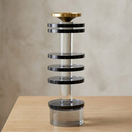 Modern Crystal Candle Stand at Zubaidas Homestore