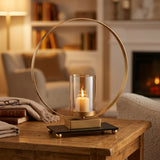 Modern Geometric Round Candle Holder at Zubaidas Homestore