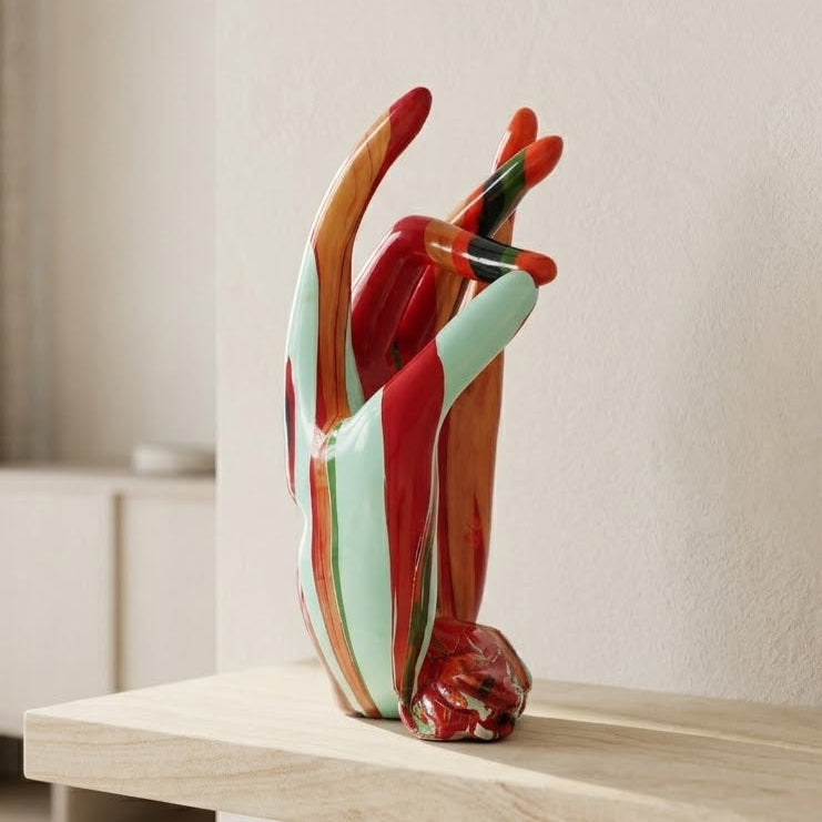 Modern Hand Art Table Decorative Showpiece at Zubaidas Homestore