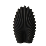 Modern Matte Black Seashell Decorative Vase at Zubaidas Homestore Pakistan