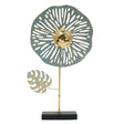Modern Metal Floral Sculpture Table Accent at Zubaidas Homestore Pakistan