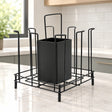 Modern Metal Mug Holder and Organizer Stand Black at Zubaidas Homestore 