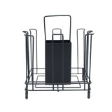 Modern Metal Mug Holder and Organizer Stand Black at Zubaidas Homestore Pakistan