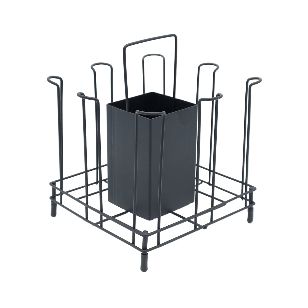 Modern Metal Mug Holder and Organizer Stand Black at Zubaidas Homestore Most Trusted Homestore in Pakistan