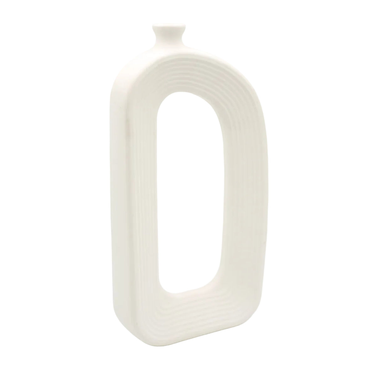 Modern Oval Hollow Ceramic Decorative Vase at Zubaidas Homestore Pakistan