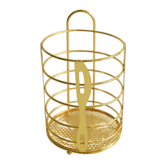 Modern Round Iron Spoon Holder Gold Wire at Zubaidas Homestore Pakistan