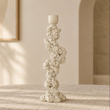 Modern Sculptural Sand Candelabras Stand at Zubaidas Homestore
