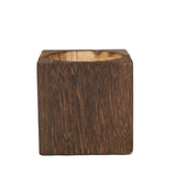 Modern Spherical Glass Vase on Wooden Base at Zubaidas Homestore - House of The Biggest Collection of Decor  in Pakistan