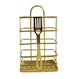 Modern Square Iron Spoon Holder Gold Wire at Zubaidas Homestore Pakistan