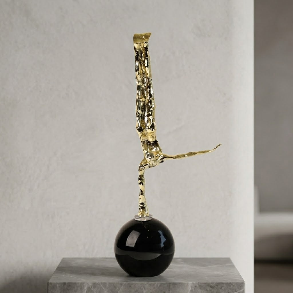 Modern Tabletop Ballerina Sculpture at Zubaidas Homestore