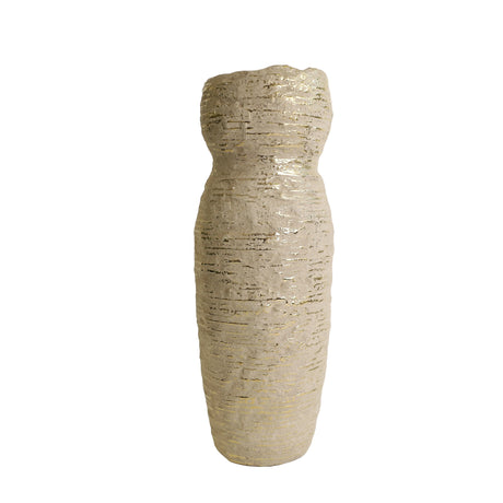 Modern Textured Ceramic Vase at Zubaidas Homestore Pakistan