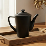 Modern Textured Square Black Tea Pot at Zubaidas Homestore