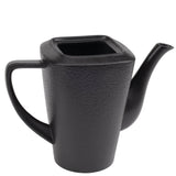 Modern Textured Square Black Tea Pot at Zubaidas Homestore Pakistan