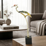 Modern Woodpecker Bird Decorative Sculpture at Zubaidas Homestore