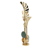 Monstera Leaf Stand Golden at Zubaidas Homestore - The Largest Collection of Decor In Pakistan