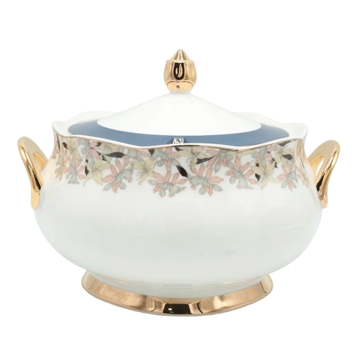 More & More Blue and Gold Dinner Set 65 Pieces at Zubaidas Homestore Pakistan