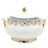 More & More Blue and Gold Dinner Set 65 Pieces at Zubaidas Homestore Pakistan