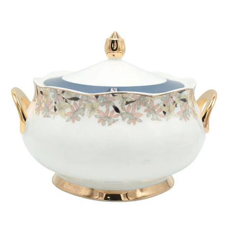 More & More Blue and Gold Dinner Set 65 Pieces at Zubaidas Homestore Pakistan