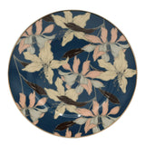 More & More Blue and Gold Floral Tea Set 24 Pieces at Zubaidas Homestore - The Largest Collection of Dinnerware In Pakistan