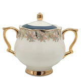 More & More Blue and Gold Floral Tea Set 24 Pieces at Zubaidas Homestore - The Most Trusted Homestore in Pakistan