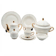 More & More Bone China Dinner Set 65 Pieces White at Zubaidas Homestore 