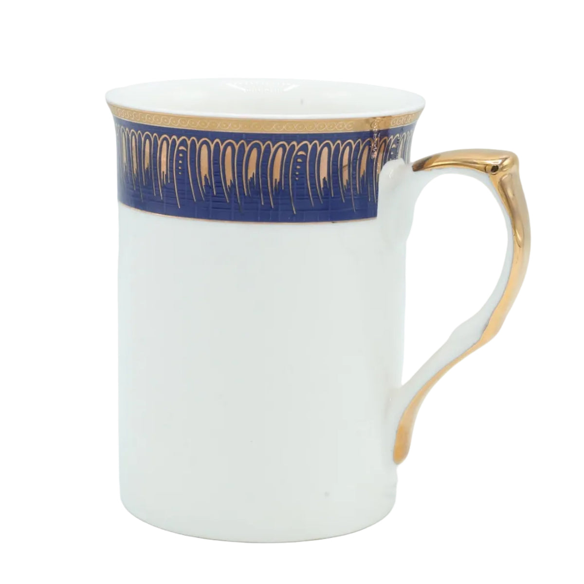 More & More Bone China Dinner Set 71 Pieces Blue and Gold Accent at Zubaidas Homestore. The Largest Homestore in Pakistan