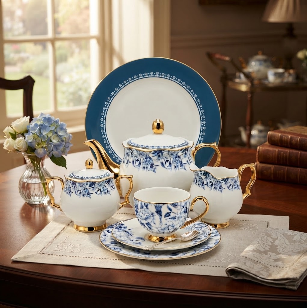 More & More Johnson Bros Design Tea Set 24 Pieces at Zubaidas Homestore