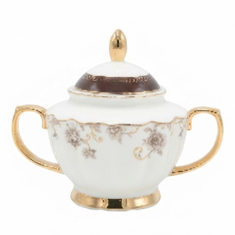 More & More Johnson Bros Inspired Brown Floral Dinner Set 65 Pieces at Zubaidas Homestore. Number 1 Home store in Pakistan