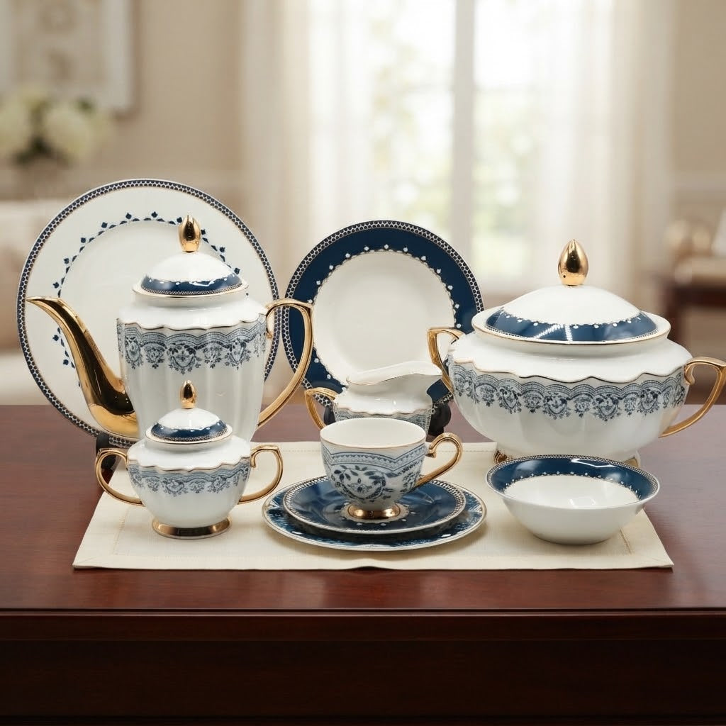 More & More Johnson Bros Inspired Dinner Set 65 Pieces at Zubaidas Homestore 