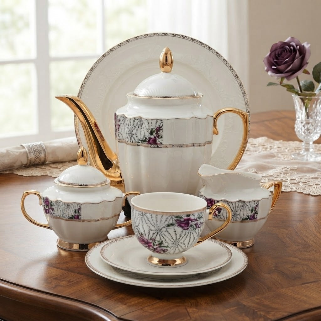 More & More Johnson Bros Style Tea Set 24 Pieces at Zubaidas Homestore 