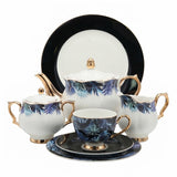 More & More Leaf Design Tea Set 24 Pieces at Zubaidas Homestore Pakistan