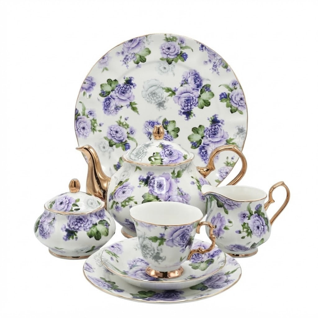 More & More Royal Albert Design Bone China Tea Set 24 Pieces at Zubaidas Homestore Pakistan