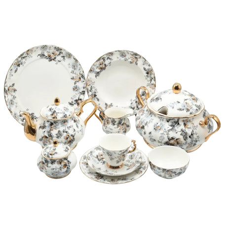More & More Royal Albert Design Dinner Set 75 Pieces at Zubaidas Homestore Pakistan