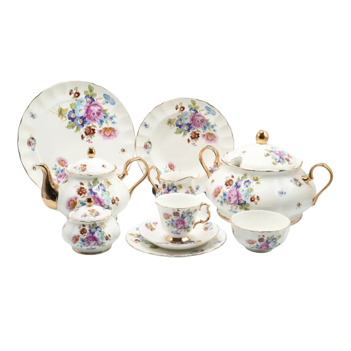 More & More Royal Albert Dinner Set Floral Print 75 Pieces at Zubaidas Homestore Pakistan