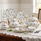 More & More Royal Albert Inspired Bone China Dinner Set 75 Pieces at Zubaidas Homestore 