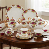 More & More Royal Albert Inspired Dinner Set 75 Pieces at Zubaidas Homestore 