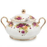 More & More Royal Albert Inspired Dinner Set 75 Pieces at Zubaidas Homestore. House of The Biggest Collection of Dinner Sets in Pakistan