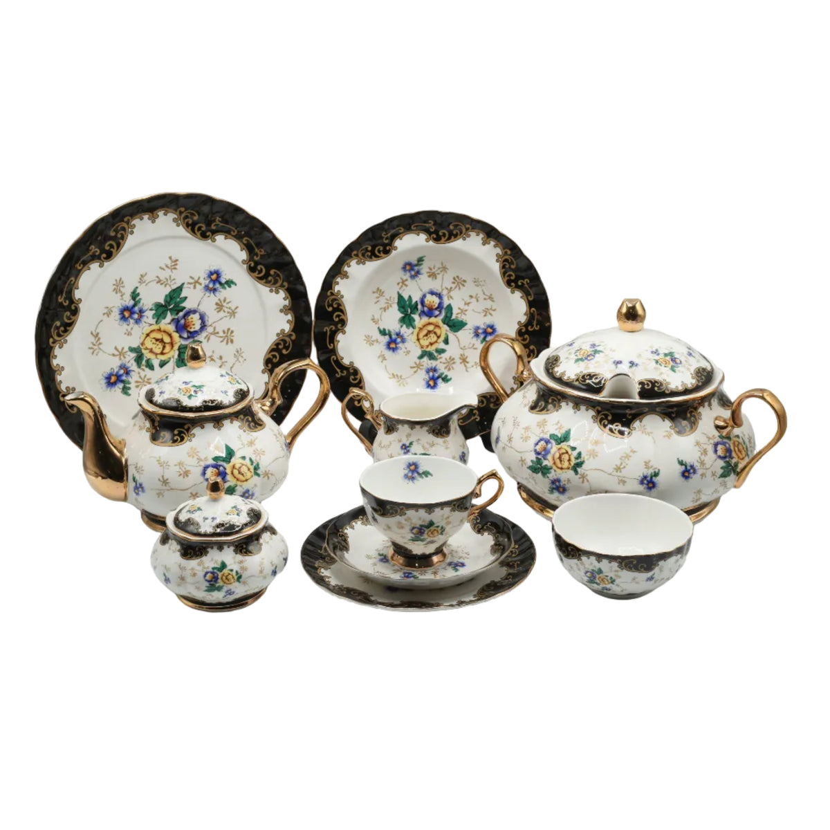 More & More Royal Albert Style Bone China Dinner Set 75 Pieces at Zubaidas Homestore Pakistan